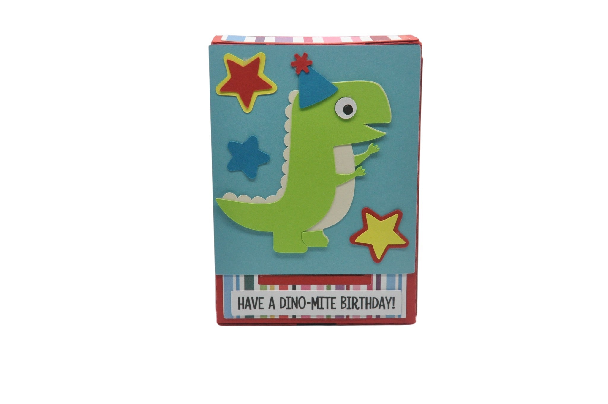 Dino-Mite Birthday Pop Up Gift Card Box - Kit