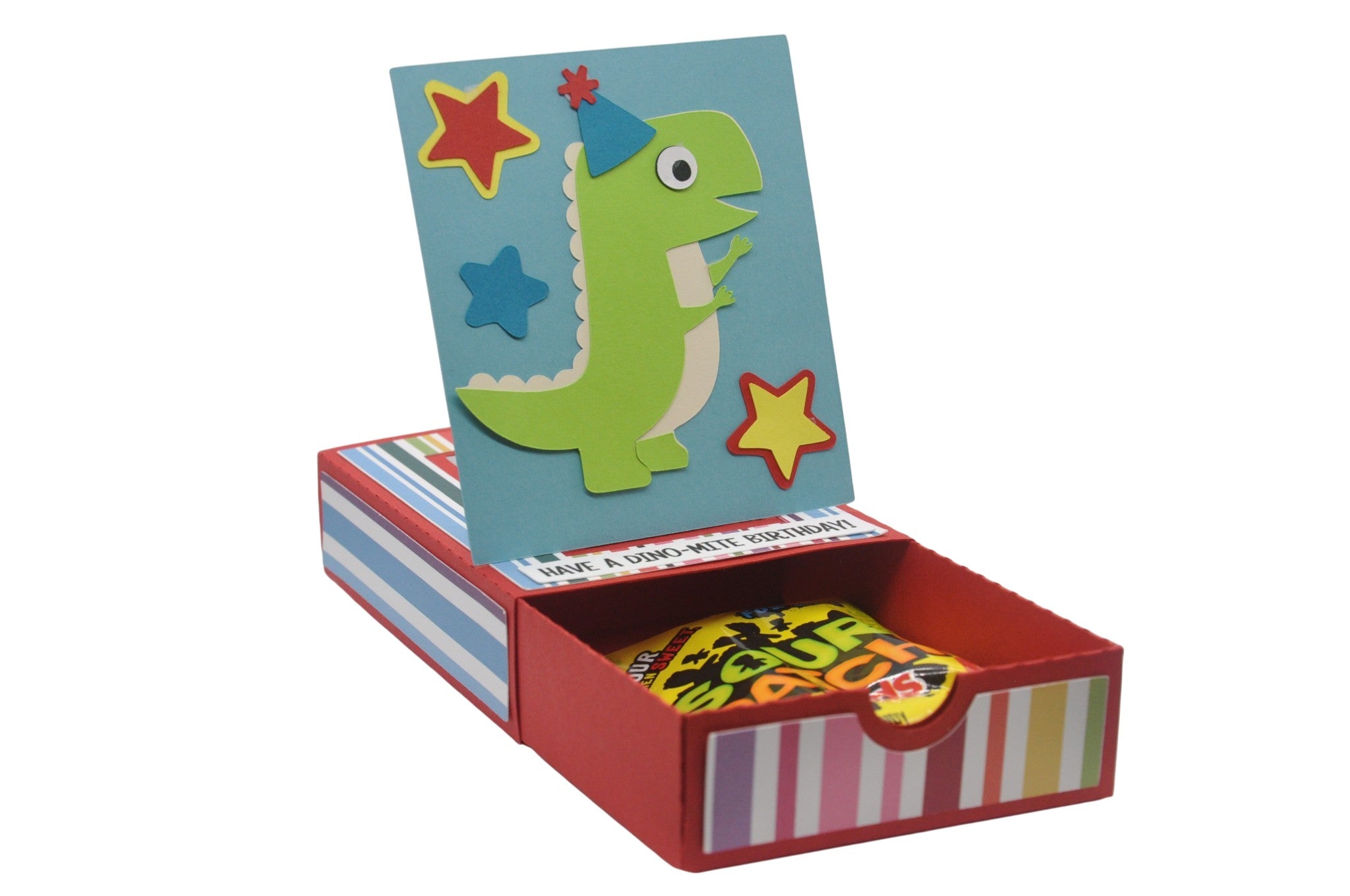 Dino-Mite Birthday Pop Up Gift Card Box - Kit