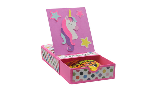 Magical Birthday Unicorn Pop Up Gift Card Box - Kit